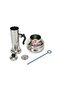 Stainless Steel Puttu Maker With Pot, Large - 6