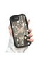iPhone 16E Compatible Butterfly Mirror Anti-Fall Silicone Phone Case