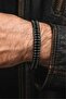 Men Women Jasper Leather Cord Natural Stone Bracelet - 3