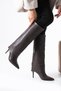 Vega Long Stiletto High Ankle Long Heeled Women's Boots - 3