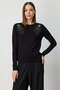 Knitwear Sweater with Stone Detail on the Shoulder - 2