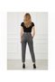 Aren Women's High Waist Smoked Boyfriend Jeans Lycra Smoked Mom Jeans - 3