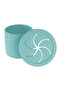 Silicone Snack Set Sip + Snack - Aqua Green / Powder Gray - 4