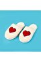 Soft Heart Slippers - Ecru - Size 38 - 2