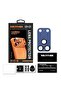 واقي عدسة كاميرا همر لآيفون 17 برو حماية معدنية ثلاثية الأبعاد مقاوم للخدش والسقوط أزرق