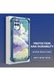 Samsung Galaxy M12/A12 Compatible Transparent Silicone Flutter Protective Case Colorful Cloud Patterns - 4