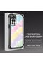 Xiaomi Redmi Note 11 Compatible Transparent Silicone Flutter Protective Case Rainbow Patterns - 5