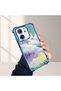 Xiaomi Mi 13T/Mi 13t Pro Compatible Transparent Silicone Flutter Protective Case Colorful Cloud Patterns