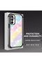 حافظة حماية من السيليكون الشفاف المتوافقة مع هاتف Samsung Galaxy M23 بأنماط قوس قزح - 4