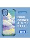 iPhone 11 Compatible Transparent Silicone Flutter Protective Case Colorful Cloud Patterns - 3