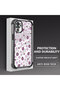 Xiaomi Poco M5S Compatible Transparent Silicone Flutter Protective Case Strawberry Patterns - 3