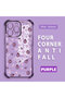 iPhone 15 Pro Max Compatible Transparent Silicone Flutter Protective Case Strawberry Patterns