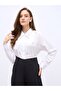 Women White Embellished Long Sleeve Shirt - 2