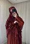 Ferace Souffle Set, Medina Silk Dress, Chiffon Souffle, Princess Set, Hajj, Umrah