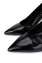Women's Genuine Leather Black Patent Leather High Heels - 3