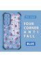 Samsung Galaxy A25 Compatible Transparent Silicone Flutter Protective Case Strawberry Patterns