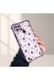 Realme C21 Compatible Transparent Silicone Flutter Protective Case Strawberry Patterns - 4