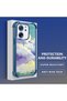 Xiaomi Mi 13T/Mi 13t Pro Compatible Transparent Silicone Flutter Protective Case Colorful Cloud Patterns - 4