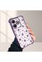 Tecno Spark 20/20C Compatible Transparent Silicone Flutter Protective Case Strawberry Patterns - 4