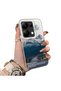 Xiaomi Poco M6 Pro 4g Compatible Silicone Edge Hard Back Anti Fall Case Mountain Peak Patterns - 2