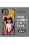 iPhone 13 Compatible Transparent Silicone Flutter Protective Case Kitten Patterns - 3