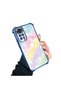 Xiaomi Redmi Note 11 Compatible Transparent Silicone Flutter Protective Case Rainbow Patterns - 4