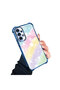 Samsung Galaxy A13 4g Compatible Transparent Silicone Flutter Protective Case Rainbow Patterns - 3