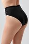 Tulle Detailed High Waist Panties C19303 Black - 3