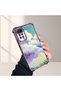 Xiaomi Redmi Note 12 Pro 4g Compatible Transparent Silicone Flutter Protective Case Colorful Cloud Patterns