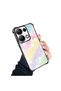 Xiaomi Poco M6 Pro 4g Compatible Transparent Silicone Flutter Protective Case Rainbow Patterns - 3