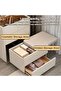 Multifunctional Makeup Vanity Dressing Table with Drawers and Chair 70 CM - 4