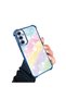 Samsung Galaxy A34 Compatible Transparent Silicone Flutter Protective Case Rainbow Patterns - 3