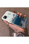 Realme C21 Compatible Silicone Edge Hard Back Anti-Fall Case Mountain Peak Patterns - 3