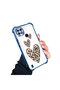 Realme C21 Compatible Transparent Silicone Flutter Protective Case Leopard Patterns - 3