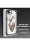 iPhone 16E Compatible Transparent Silicone Flutter Protective Case Leopard Patterns - 4