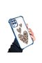 Samsung Galaxy M12/A12 Compatible Transparent Silicone Flutter Protective Case Leopard Patterns - 3