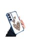 Samsung Galaxy S24 Plus Compatible Transparent Silicone Flutter Protective Case Leopard Patterns - 3
