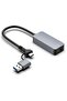 محول إيثرنت USB من النوع C بسرعة 2.5 جيجابت في الثانية RJ45 10/100/1000/2500 ميجابت في الثانية متوافق مع USB 3.0 |   زد آر1144 - 8