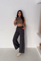 Women's Plaid High Waist Palazzo Pants