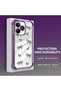 Realme C53 Compatible Transparent Silicone Flutter Protective Case Heart Patterns - 3