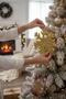 Christmas Ornament Snowflake Themed 6 Pieces of Ornaments