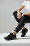 Women's Black Knitwear Sports Shoes – Lightweight Sole, Casual Comfortable Sneaker - 3