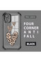Xiaomi Redmi Note 10S Compatible Transparent Silicone Flutter Protective Case Leopard Patterns - 3