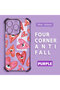 iPhone 16 Pro Compatible Transparent Silicone Flutter Protective Case Evil Eye Pattern