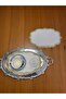 2 Pieces Linen Gold Color Poison Ivy Patterned Tray Cover - 2