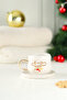 Handmade Ceramic Cup with 24K Gold Decorated with New Year Charm Concept 200ml - 2
