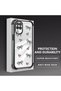 Samsung Galaxy A12/M12 Compatible Transparent Silicone Flutter Protective Case Heart Patterns - 3
