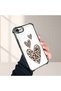 iPhone 7/8/Se 2020 2022 Compatible Transparent Silicone Flutter Protective Case Leopard Patterns