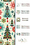 Colorful Christmas Trees Pattern Throw Pillow Cover Double Sided Printed Decorative Pillow Cases - Pl1139 - 2