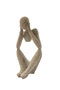 3-Piece Sandstone Thinker Abstract Resin Figurines - 2